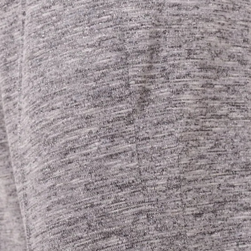 Wide Leg Silver Pants with Inner Side Loops