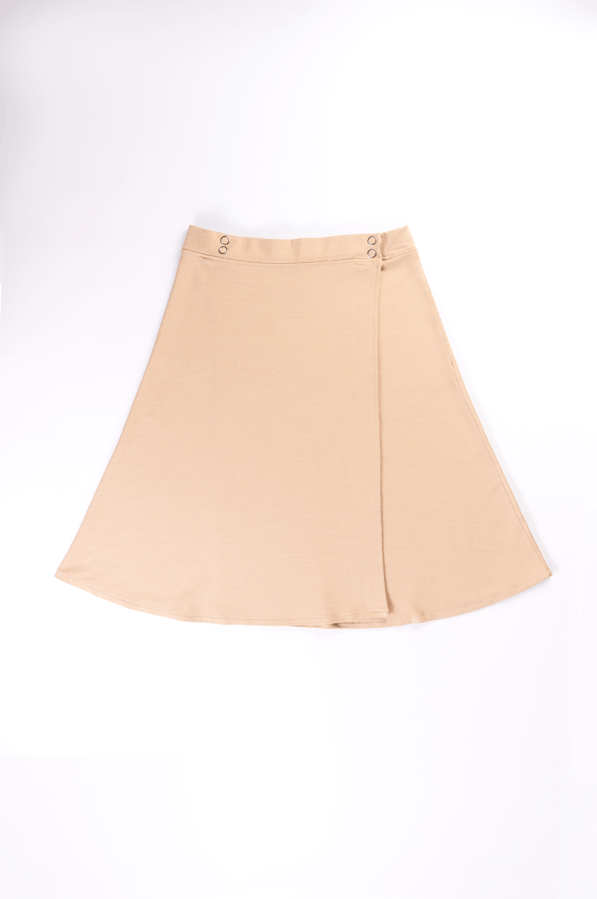 Scarlet Wrap Skirt Cream