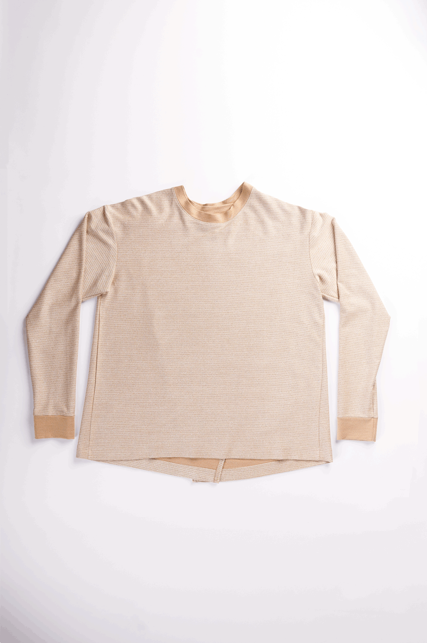 Ava Back Wrap Top With Shoulder Snaps Extra Soft