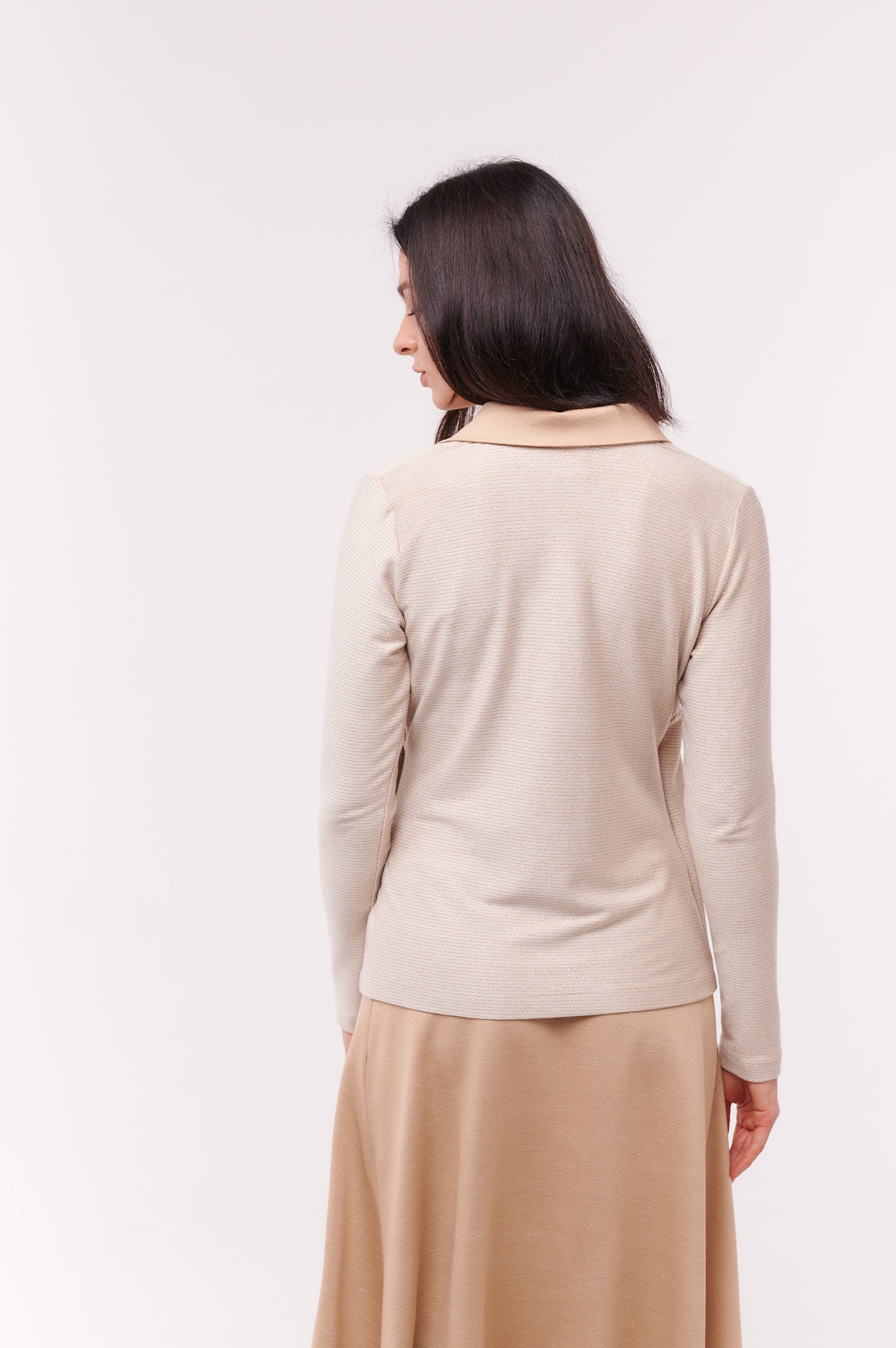 Sophia Wrap Top Cream