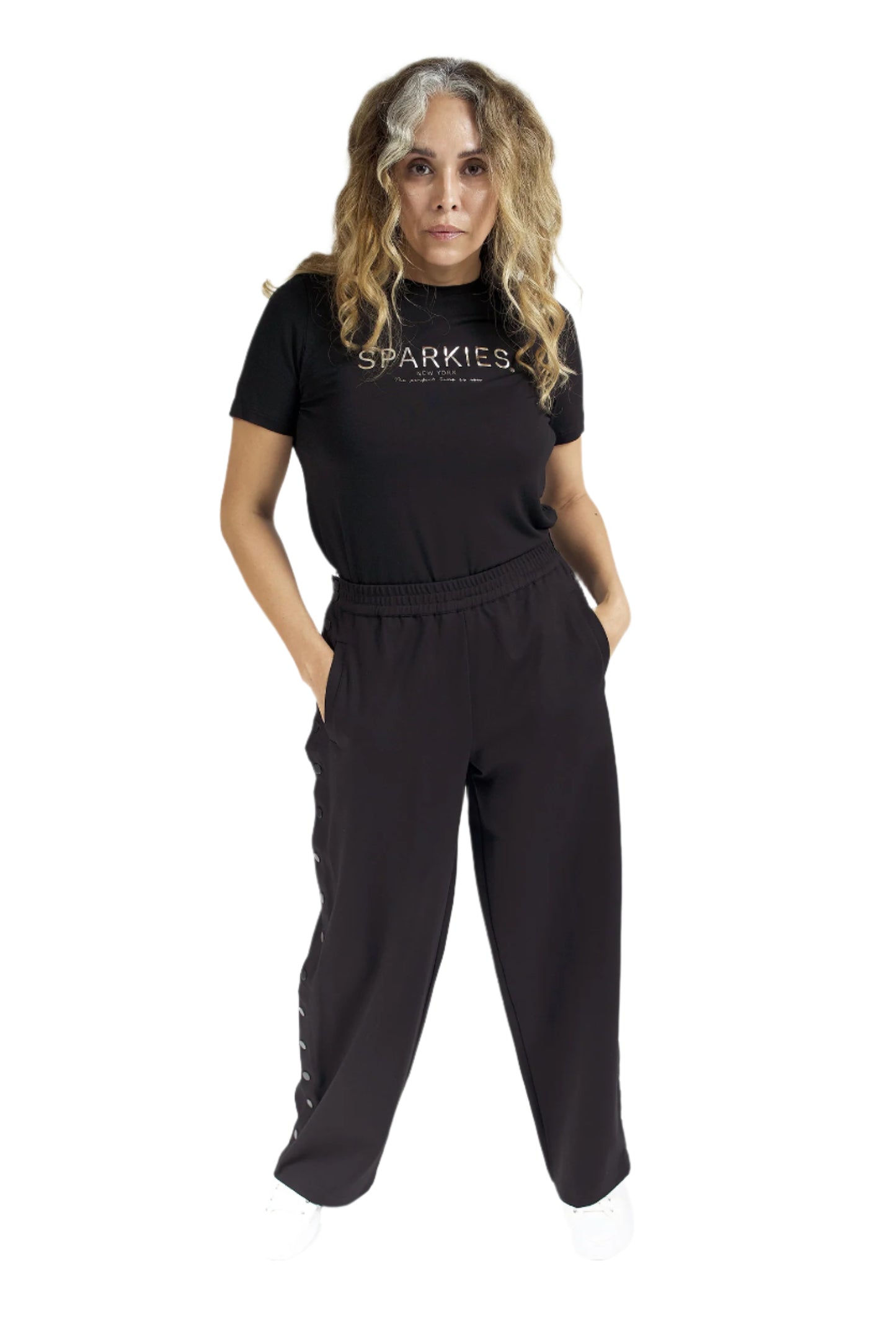Adaptive Pants With Full Side Seam Opening on Snaps