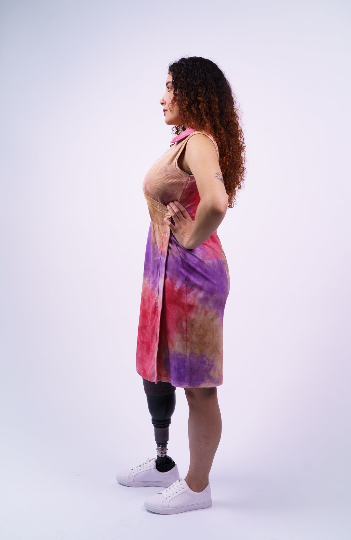 Adaptive Celine Dress Tie Dye