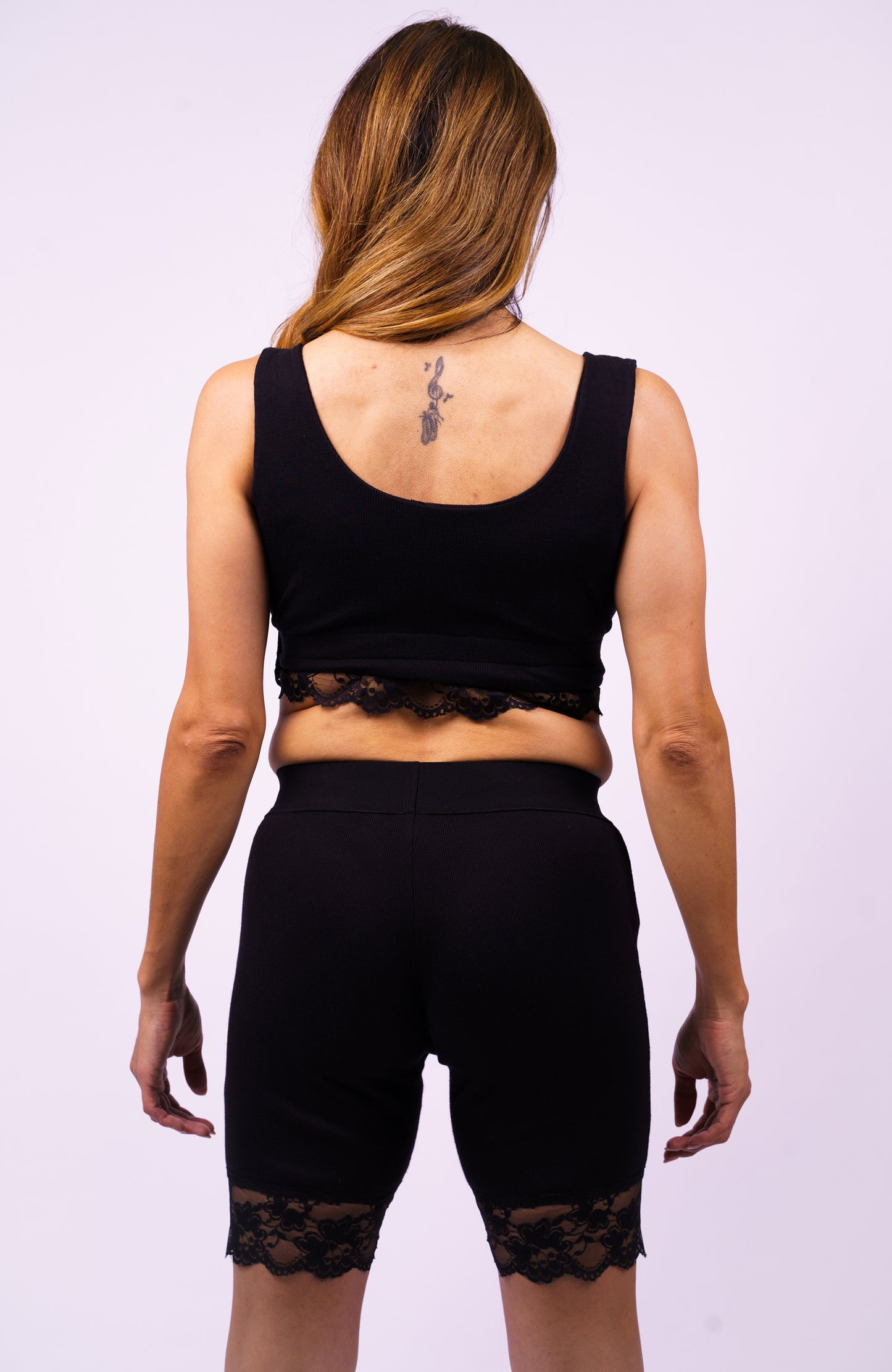 Patented Wendy Wellness & Leisure Wrap Top With Lace