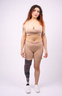 Sabrina Fitness & Leisure Shorts Cream Active